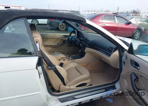 2004 BMW 325Ci из США, поврежденный, VIN WBABW33484PL30549